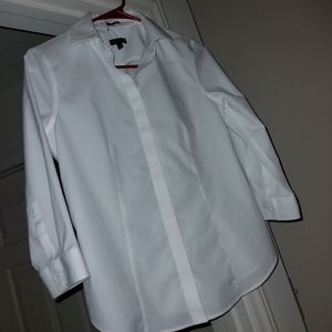 Talbot's white button up